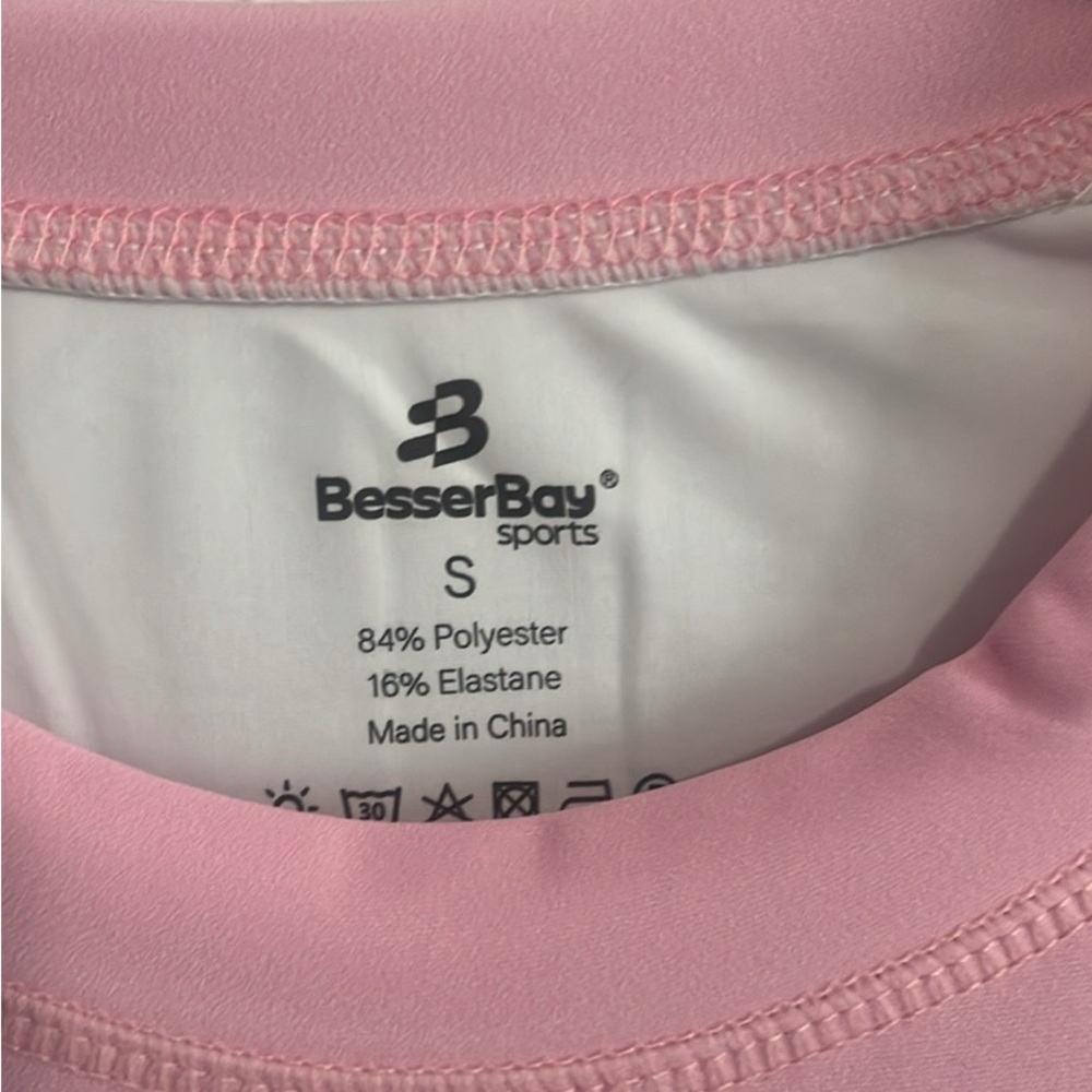 Pink Long-Sleeve Rashguard Swim Top - Picture 4 of 4